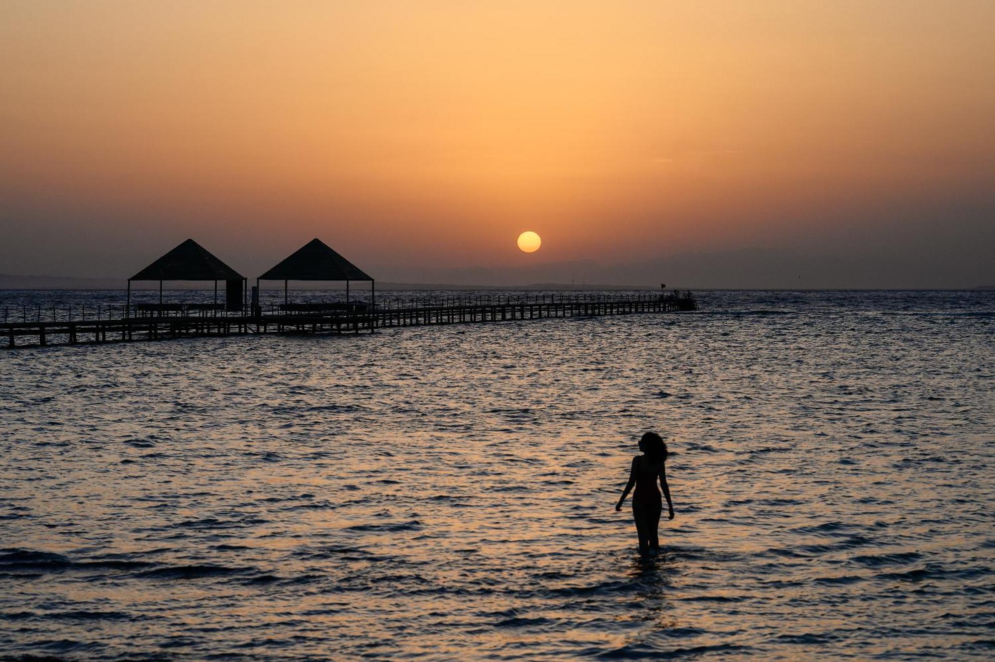 Iberotel Redsina 沙姆沙伊赫 外观 照片 Sunset at the Dead Sea